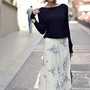 Zara Breezy Dragonfly Skirt